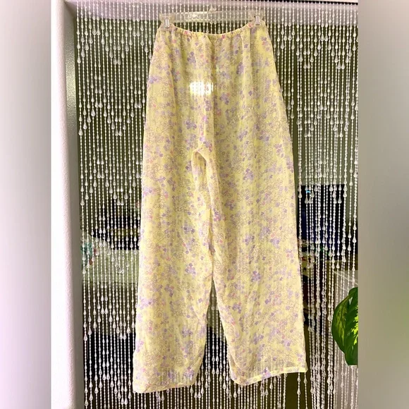 SARAH SPENCER SHEER PAJAMA BOTTOMS - Picture 2 of 6